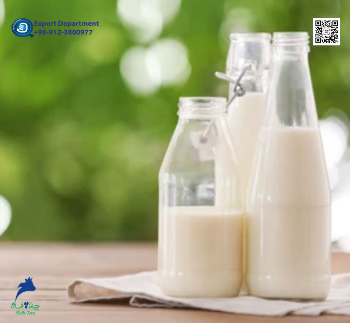 شیر تبخیر شده کامل منجمد پاستوریزه چالتافارم (شمه شیر) فله (10 کیلوگرم) با بسته بندی کیسه پلی اتیلن